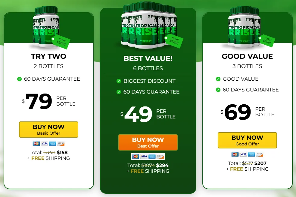 Tropical Rise Official Website USA